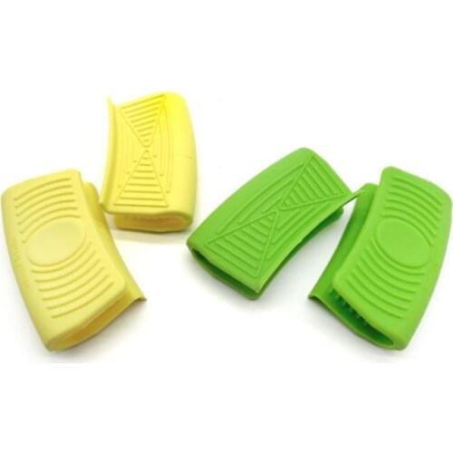 Silicone jewelry Anti-scalding insulated silicone pot ear cover Casserole cast iron pot frying pot hand clip High temperature re