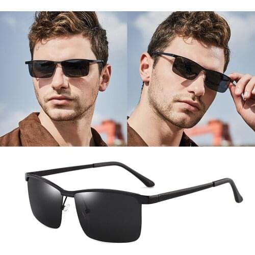 Polarized sunglasses mens driving mirror metal color changing Sunglasses drivers driving night vision day and night Sunglasses