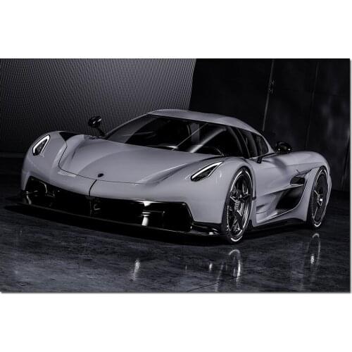 Modern Canvas Painting Koenigsegg Jesko Absolut Supercar Photo Wall Art Posters and Prints Wall Picture for Home Decor