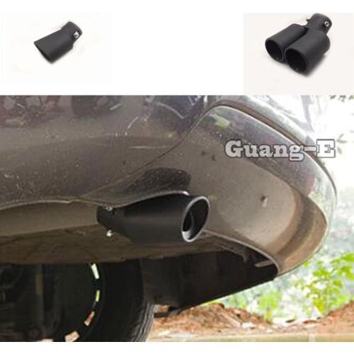 Internal Diameter=63mm/Baked Lacquer Black/Universal Model/Bent Car Muffler Back End Pipe Dedicate Exhaust Tip Tail Outlet Vent