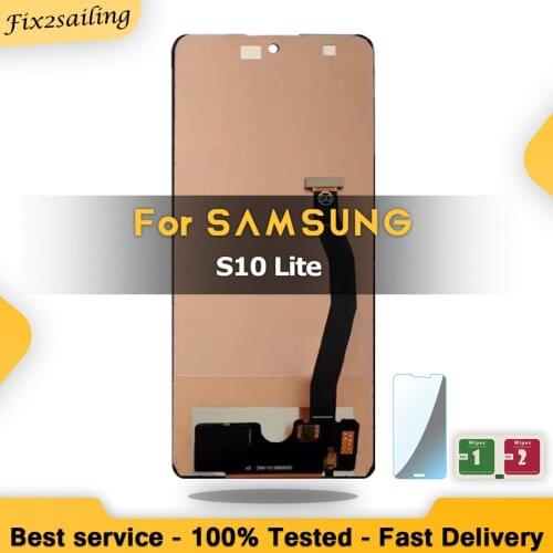 100% Tested TFT INCELL Screen For Samsung Galaxy S10 Lite G770 SM-G770F/DS LCD Display Touch Digitizer Assembly Replacment Frame