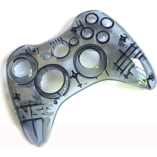 10 pcs a lot Replacement Housing Front Shell Faceplate Cover Case For Xbox 360 Elite Controller gamepad Handle Grips