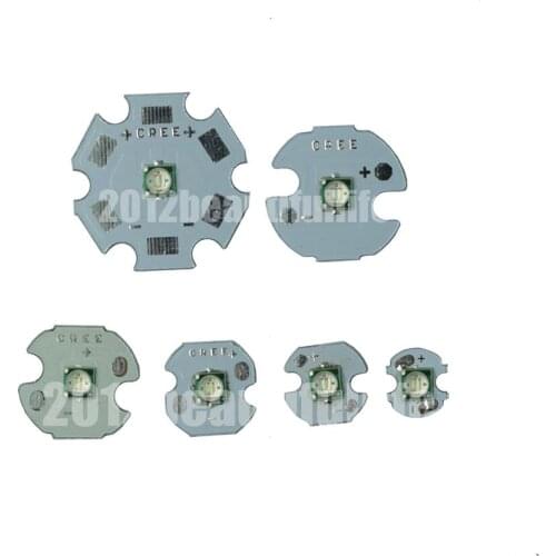 10pcs 3W Cyan 490nm 3535 High Power Led on 8mm 10mm 12mm 16mm 20mm aluminum pcb