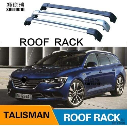 2Pcs Roof bars For RENAULT Talisman Grandtour (KP_) [2016-2019] Aluminum Alloy Side Bars Cross Rails Roof Rack Luggage