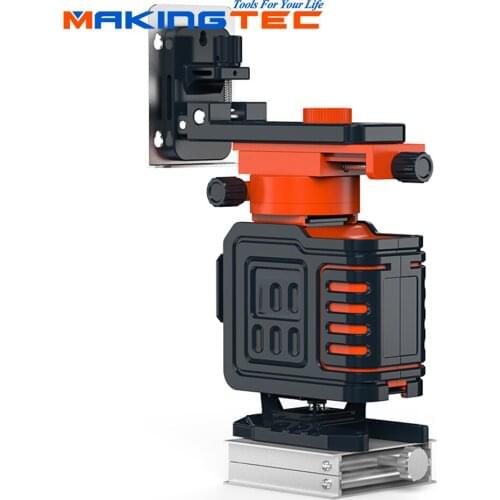 MAKINGTEC 12 Lines 3D Green Laser Level Horizontal And Vertical Cross Lines With Auto Self-Leveling, Indoors and Outdoors