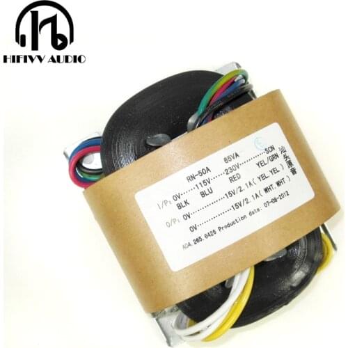 65W transformer power supply of DAC amplifier preamp headphone CD player output voltage 15V 15V R transformer