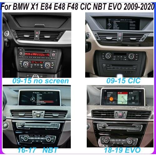 LTE 4G Android 10.0 Car Radio Player For BMW X1 E84 E48 F48 2009-2020 no screen CIC NBT EVO Navigation Autoradio GPS Stereo