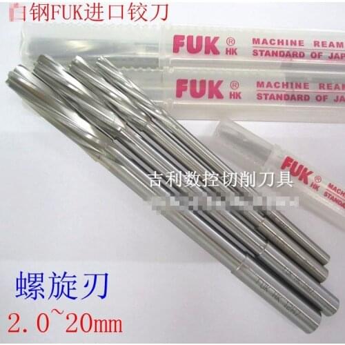 FUK Japan white steel machine reamer with[15mm*45*160L ] straight shank spiral reamer