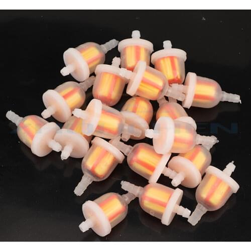 20x Gas Fuel Filter For Pit Dirt Motor Bike ATV Quad Go Kart Buggy Pocket Bike Moped Scooter Motorcycle Mini Moto