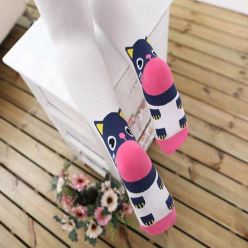 Girls pantyhose children fashion cartoon cat pantyhose kids tights tights for girls