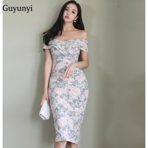 GUYUNYI Summer Dresses With Print