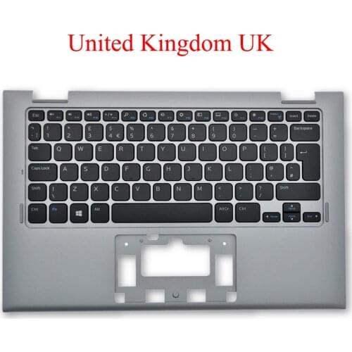Laptop Palmrest UK NE keyboard For DELL For Inspiron 11 3000 3147 3148 P20T 05Y5RN 5Y5RN 04XV1T 4XV1T 0738D0 738D0 Nordic new