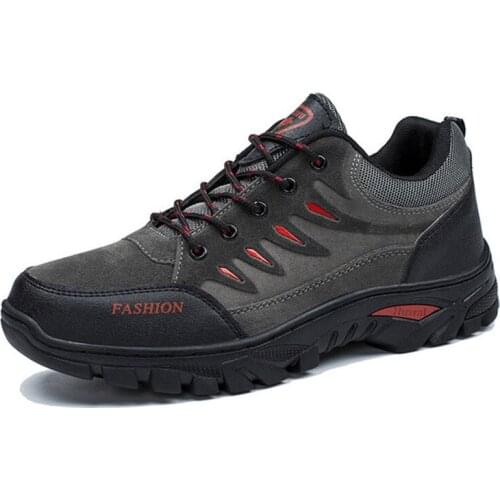 New Outdoor Men Hiking shoes Breathable anti-skid Wear resistant lace-up sneakers camping climbing Trekking sports shoes