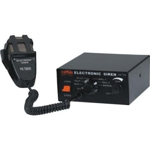 KUNFINE 200W Car Electronic siren 7 tones with Microphone without speaker