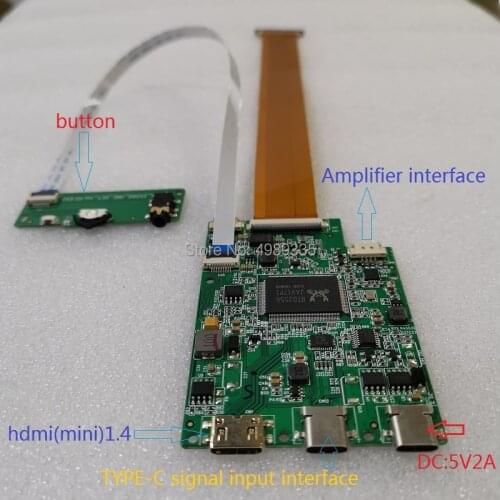 EDP LCD screen driver motherboard is suitable for B133HAK01.4 NV156FHM-T01 screen parameter definition