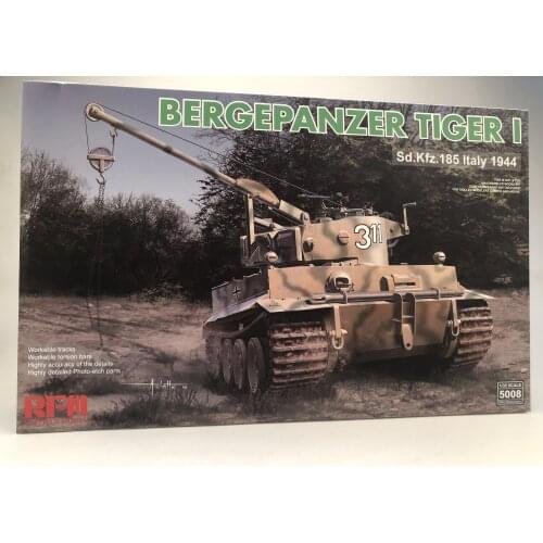 Rye Field Model 1/35 RM5008 Sd.Kfz.185 Tiger Armored Rescue Vehicle Italy 1944 Bergepanzer Tiger I