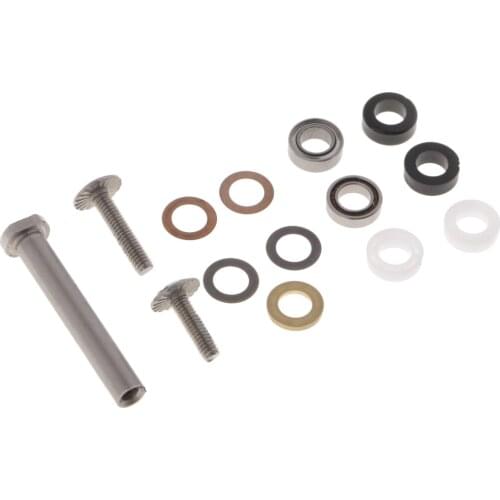 1 Set Fishing Reel Handle Screws Set Accessories Stainless Reels Handle Knob Bearing Components Washers for Reel Repair DIY