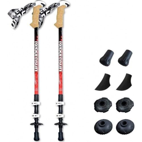 Robinson | Night Edge | Lightweight Trekking Poles Tactical Nordic Telescopic Carbon-Fiber Hiking Sticks Workout Manufacturer