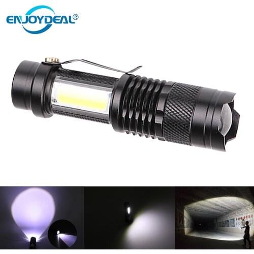 Super bright 3800lm Mini USB Rechargeable LED Flashlight 3Modes Zoomable Waterproof Torch Focus Light Flashlight Camping Cycling