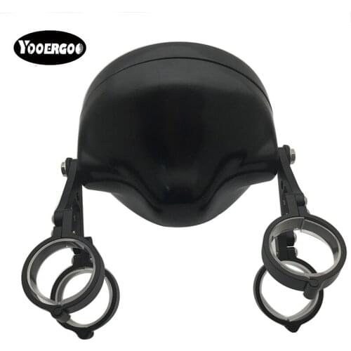 Universal Motorcycle Headlight Adjustable Mounting Bracket For Honda Yamaha 7 inch Headlight Housing Both Sides Bracket