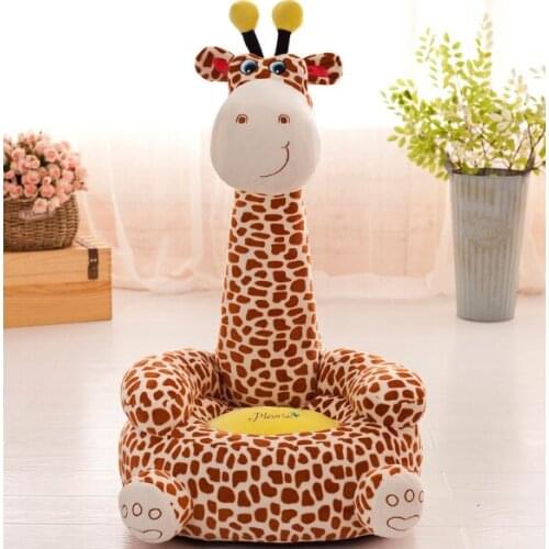 Giraffe Childrens Sofa Kindergarten Toy Lazy Cartoon Seat Plush Toy Foreign Trade Fashion Gift
