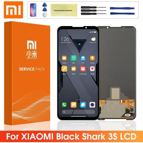 6.67"Original LCD For Xiaomi Black Shark 3S Lcd Display Touch Screen Digitizer Assembly for Xiaomi Blackshark 3s Screen