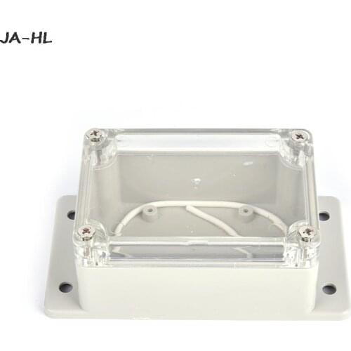 1pcs Small Electronics Enclosure Clear Plastic Enclosure Waterproof Junction Box Switch Box DIY PLC Project Box 2 Sizes