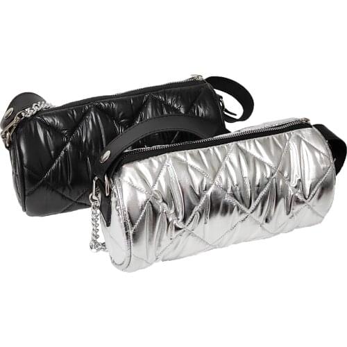 Ladies Fashion Hand Bag, Mini Shoulder Bag, Classic Sport Bag, Lady Handbag, Capitoné Bag, cylinder Women 'S Handbag Small Fashion Bag