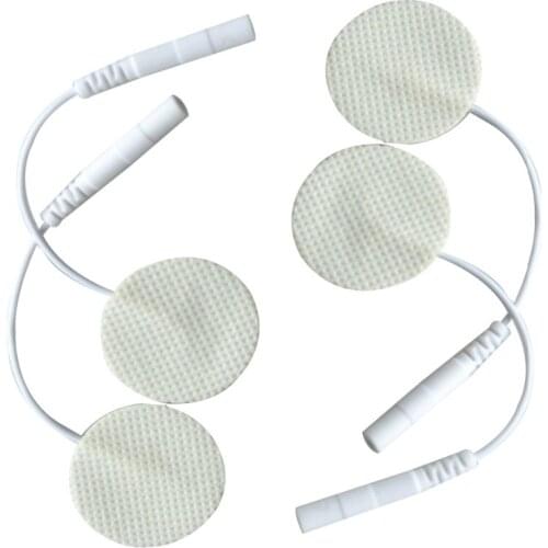 40Pairs Electrode Massage Pads Self Adhesive For TENs Stimulator Digital Massager Physiotherapy Round Patch Dia 3.0mm
