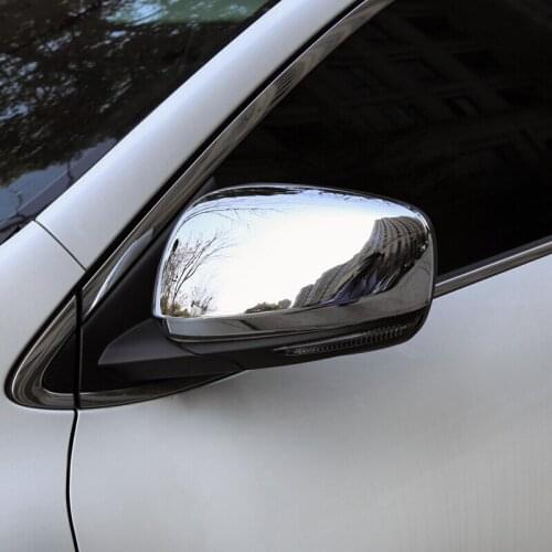 ABS Chrome For Renault Kadjar 2016 2017 2018 accessories Car rearview mirror cover Cover trim frame Sticker Car styling 2pcs