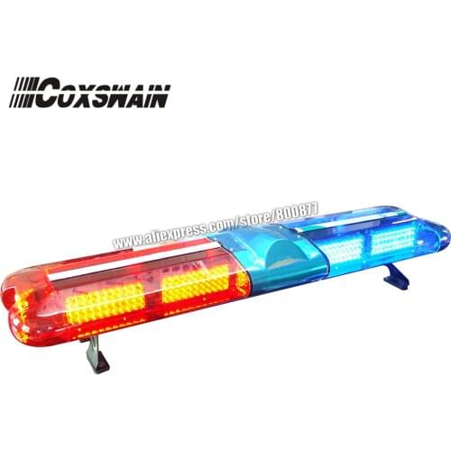 TBD-GA-02525C LED traffic warning lightbar Emergency Warning Light for ambulance Police Lightbar with 100W siren and speaker