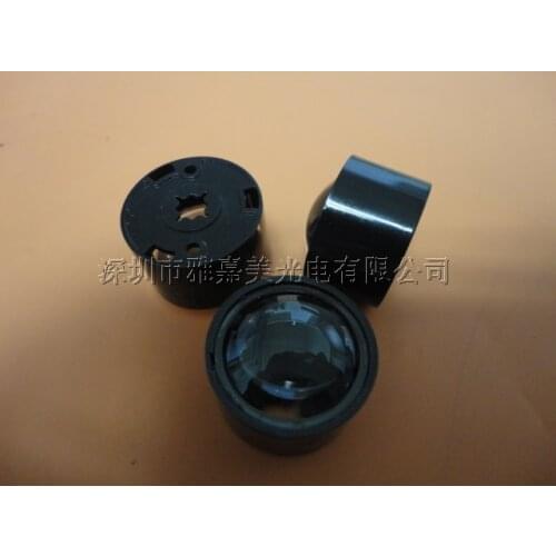 CREE LED lens Diameter 21.5mm PMMA Convex lens 30 degrees XPG//XPE Lens(Belt holder),"3535" Lens