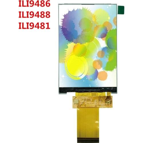 IPS full view angle 3.5inch TFT LCD display touch panel 320x480 resolution R61529 ILI9488 ILI9486 ILI9481 controller Highlight