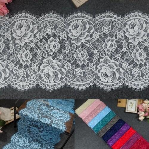 Exquisite lace flowers eyelashes lace, clothing stitching lace, DIY wedding veil, home table flag material