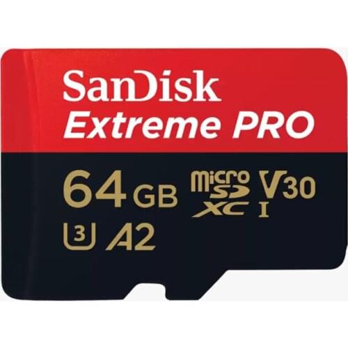SanDisk Extreme Pro Micro SD TF Card 64GB U3 A2 V30 170MB/S Class Flash Memory Card 4K