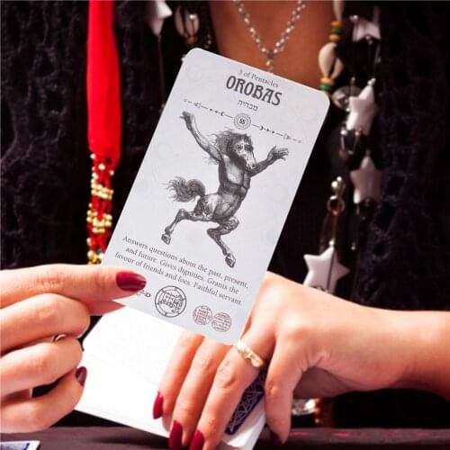 78Pcs/Set Tarot Cards Fun Full English Version Tarot Vivid Imagery The Best Entertainment Family Party Game For Occult