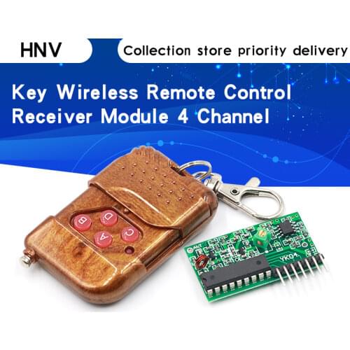 1set IC 2262/2272 4 Channel 315Mhz Key Wireless Remote Control Kits Receiver module For arduino