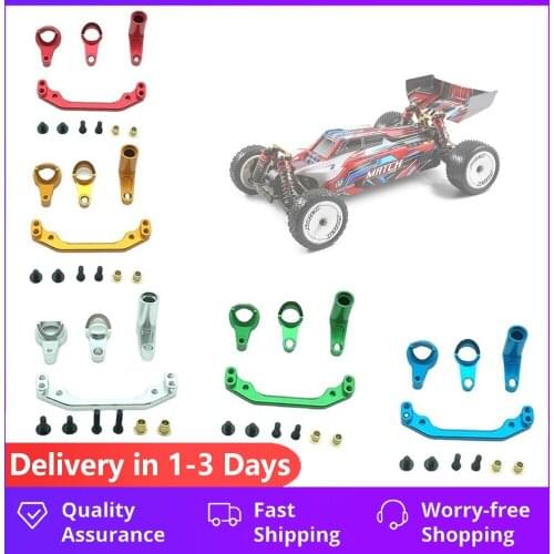 Aluminum Alloy Steering Group Assembly Set for Wltoys 104001 1/10 RC Car Upgrade Parts Accessories