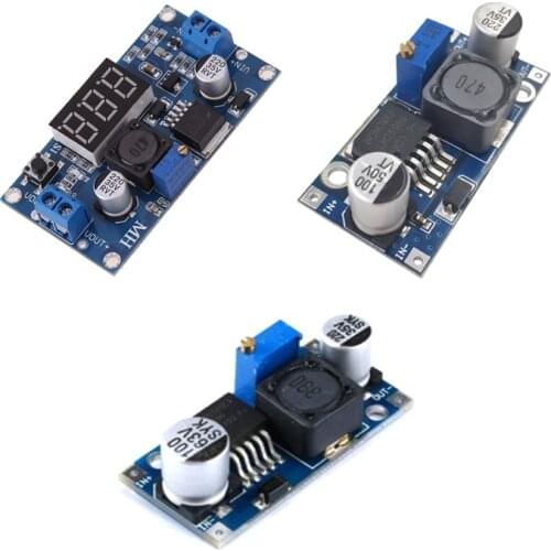 LM2596 LM2596HVS LM2596S Power Module + LED Voltmeter DC-DC Adjustable Step-down Power Supply Module with Digital Display