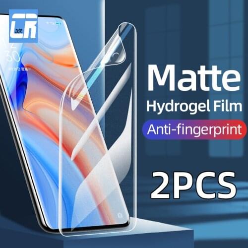 Anti-fingerprint Matte Hydrogel Film for OPPO Reno 4 Pro X2 Neo Lite Screen Protector for Oppo A52 A92 S A72 A12S Not Glass