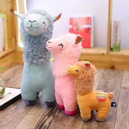 Cute Lama Alpacos Plush Dolls Soft Stuffed Animals Alpaca Toys Home Decor Gifts for Kids Girl