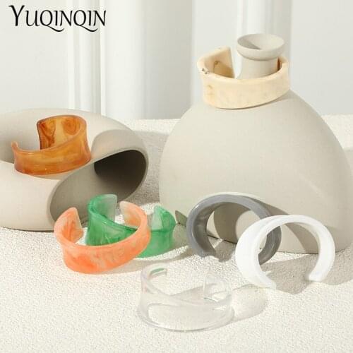 Fashion Acrylic Open Bangles Women Indian Jewellery Party Bangle With Designer Charms Circle Bracelets Bangle Wholesale Elegant