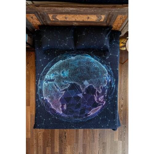 Duvet Cover Set %100 Cotton 3D Print Max Quality Special Design World Decor Mandala Carpet Psychedelic Hippie Pattern Tapestry