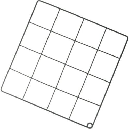 Grid Photo Wall Grid Panel Decorative Iron Rack Photograph Wall Art Display Photo Wall Hanging Picture Wall, 20x20cm