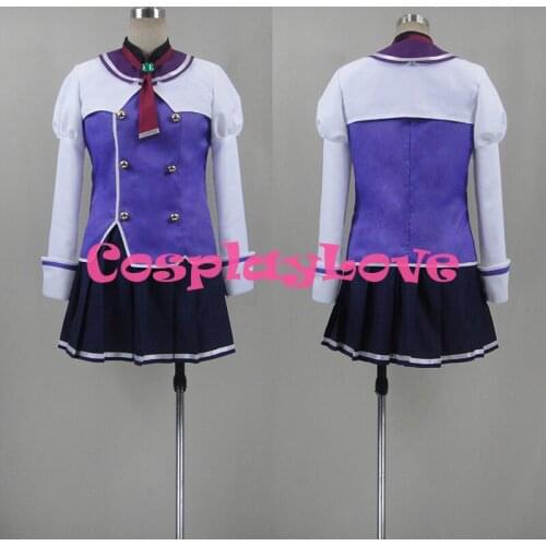 New Custom Made Japanese Anime Sky Wizards Academy Misora Whitale Cosplay Costume High Quality Christmas Halloween CosplayLove