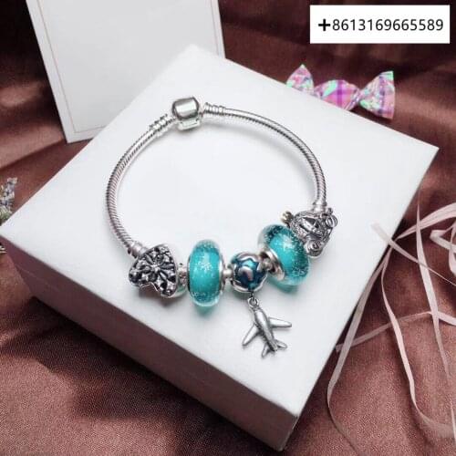 Original 925 Sterling Silver Reproduction 1:1 Aircraft Bracelet