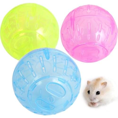Pet Mice Jogging Hamster Toy Plastic Exercise Ball Training Toy Running Ball Fit for Small Pets Toy Clear Ball Small Pet Product