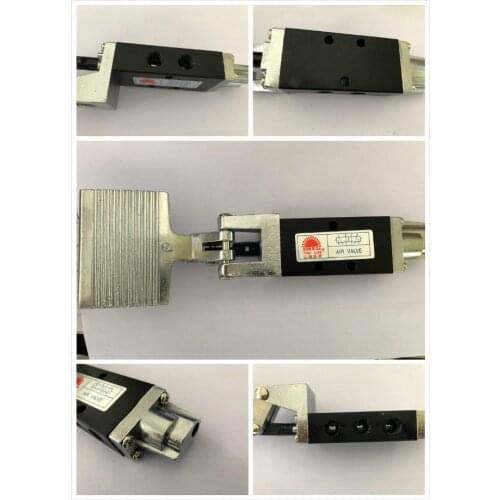 1/4" 2 Position 5 Way Air Pneumatic Foot Pressure Control Valve Hand return ST-402A