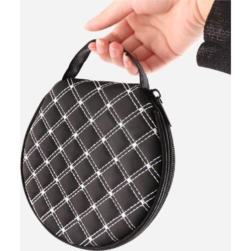 Portable Durable CD DVD Bags Car Leather Red White Storage Box Protective CD Holder Clip Automotive Interior Supplies