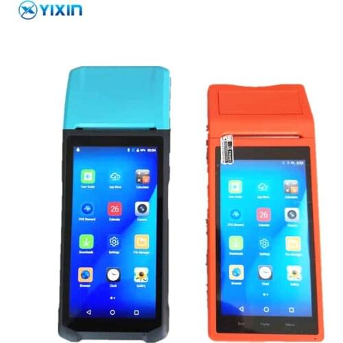 3G WiFi Mobile Order PDA POS 58mm Bluetooth Thermal Receipt PrinterPOS Terminal Handheld Android 8.1 Free APP Loyverse POS